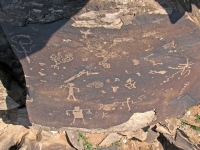 Petroglyphs at Santa Clara